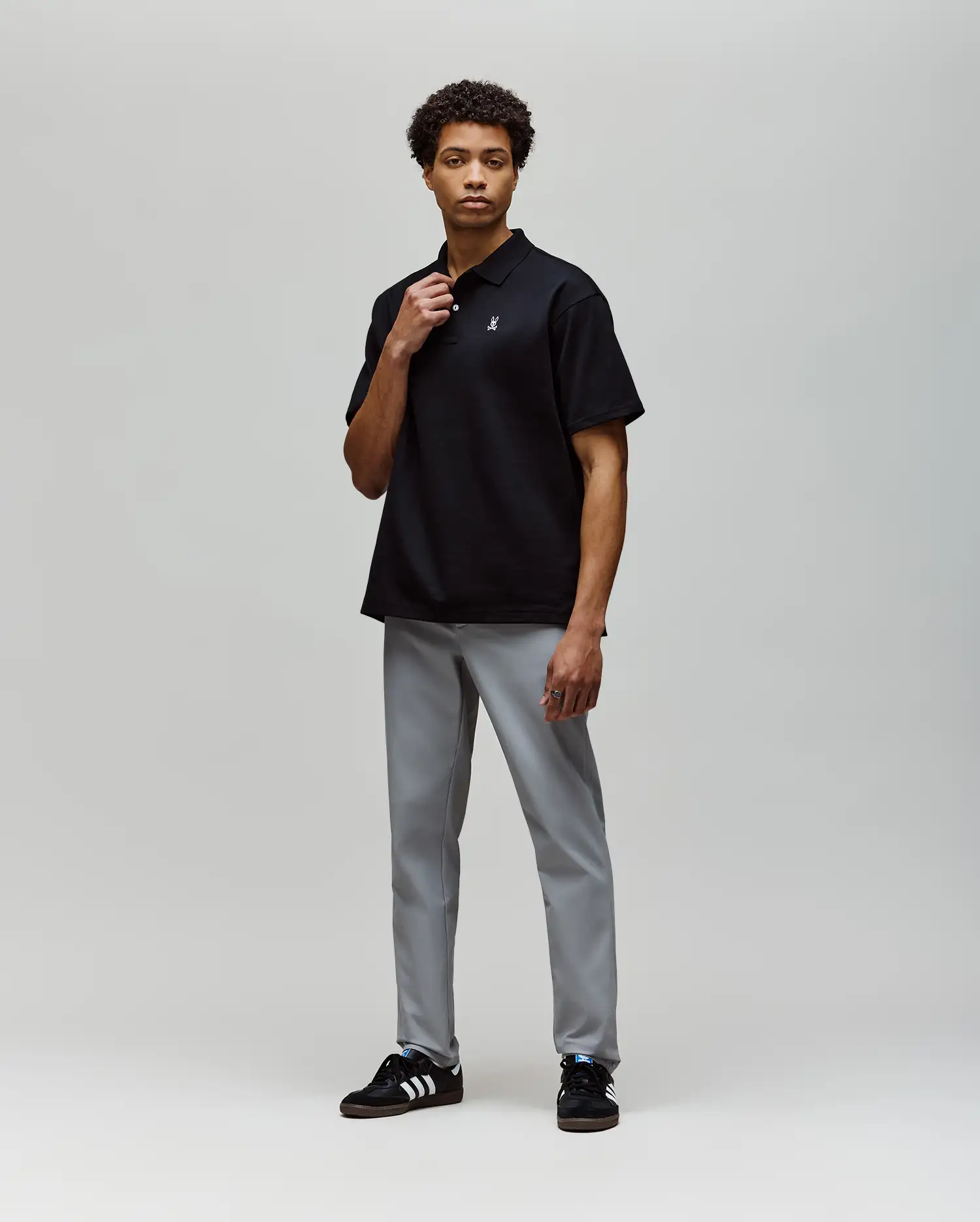 MENS HENRY OVERSIZED FIT POLO - MT0100104 - Image 3