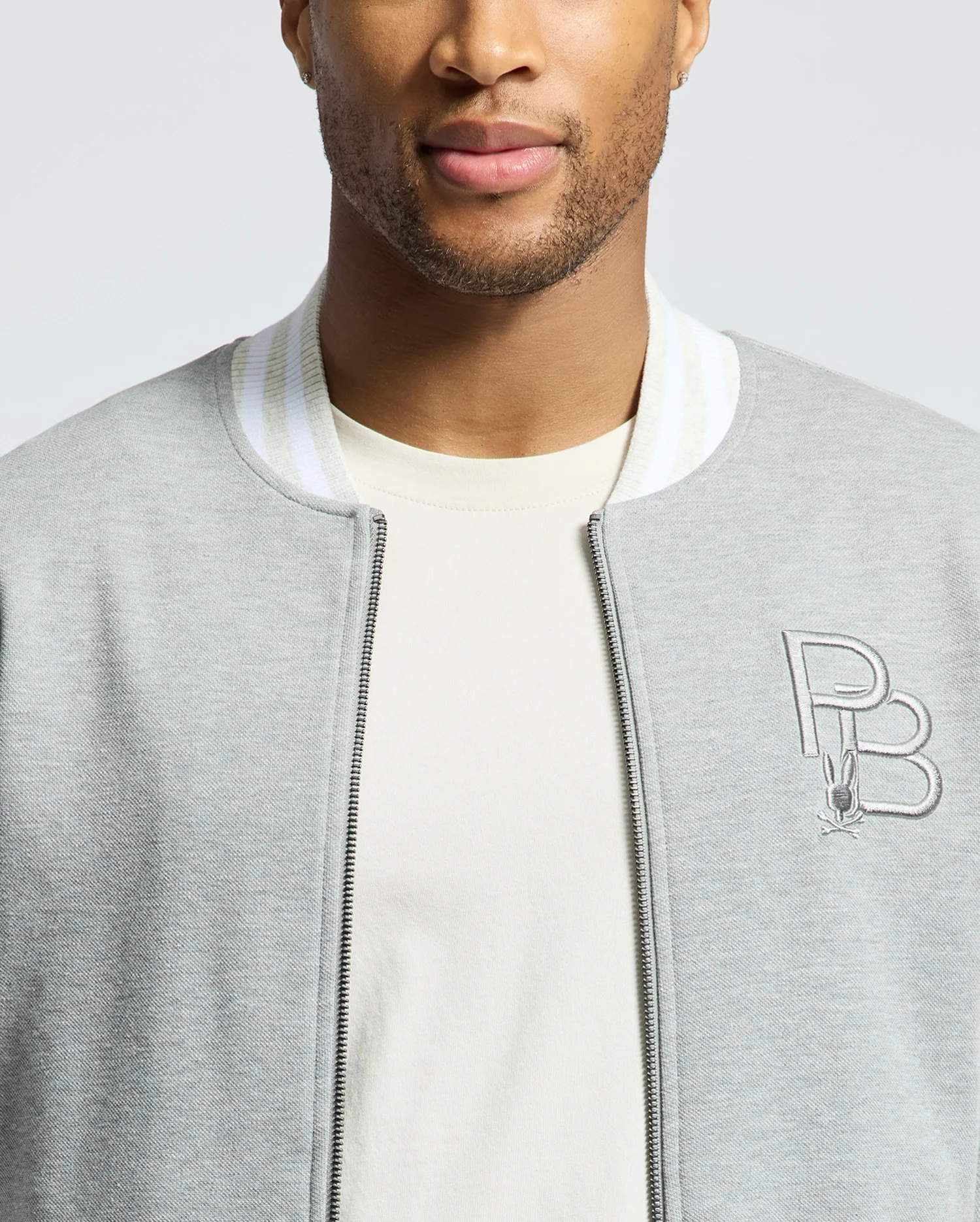 MENS HYDRA COLOR BLOCK KNIT BOMBER - B6J455F200 - Image 3