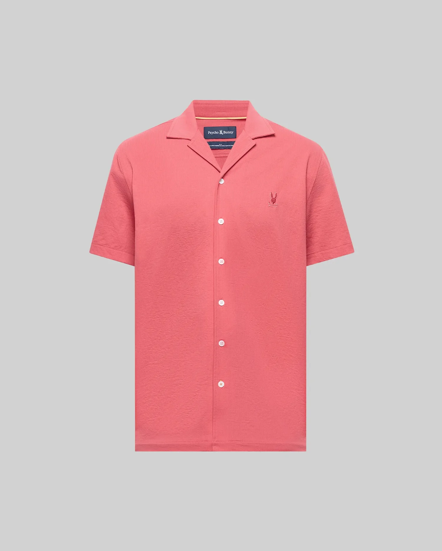 MENS JAYME KNIT SEERSUCKER CABANA COLLAR SHIRT - MT0300002 - Image 4