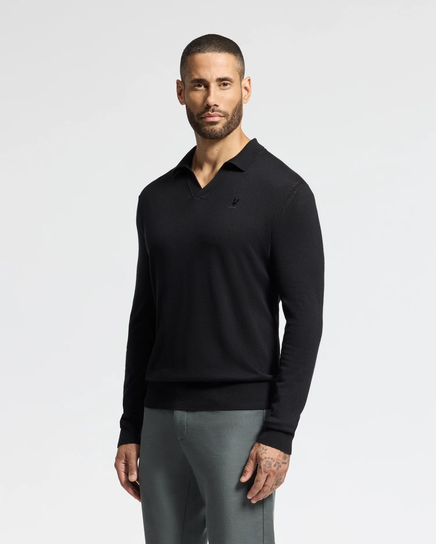 MENS JOHNNY COLLAR SWEATER - B6E258E200 - Image 4