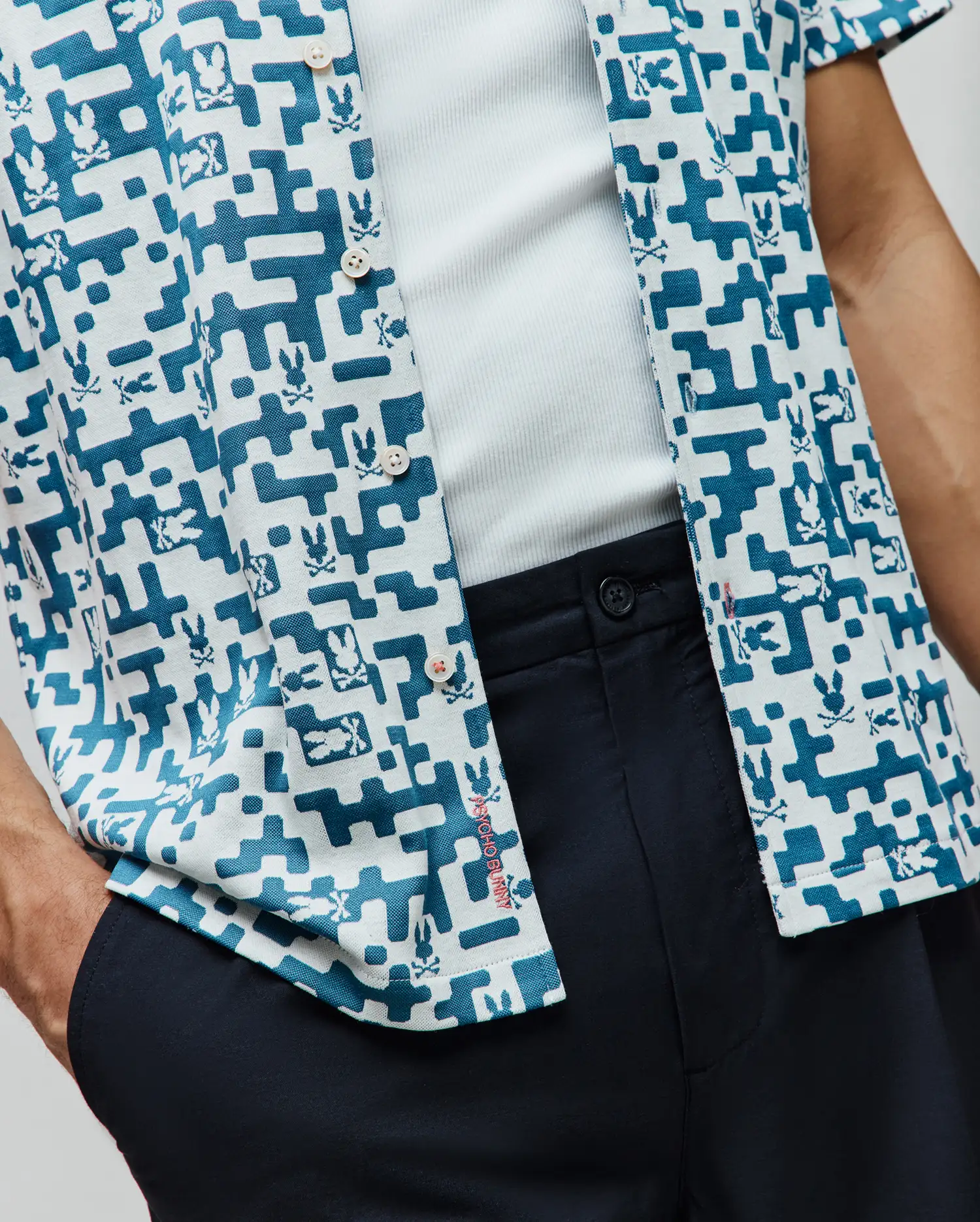 MENS JOSH JACQUARD SHIRT - MT0300072 - Image 2