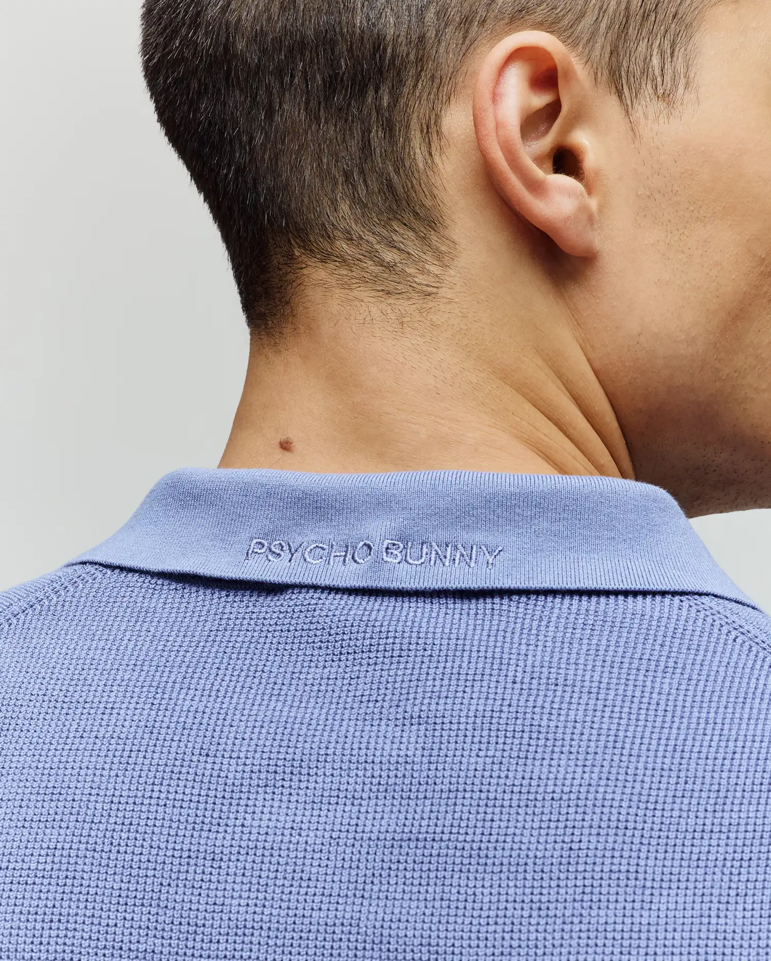 MENS LEETON KNIT POLO SHIRT - B6E562F200 - Image 3