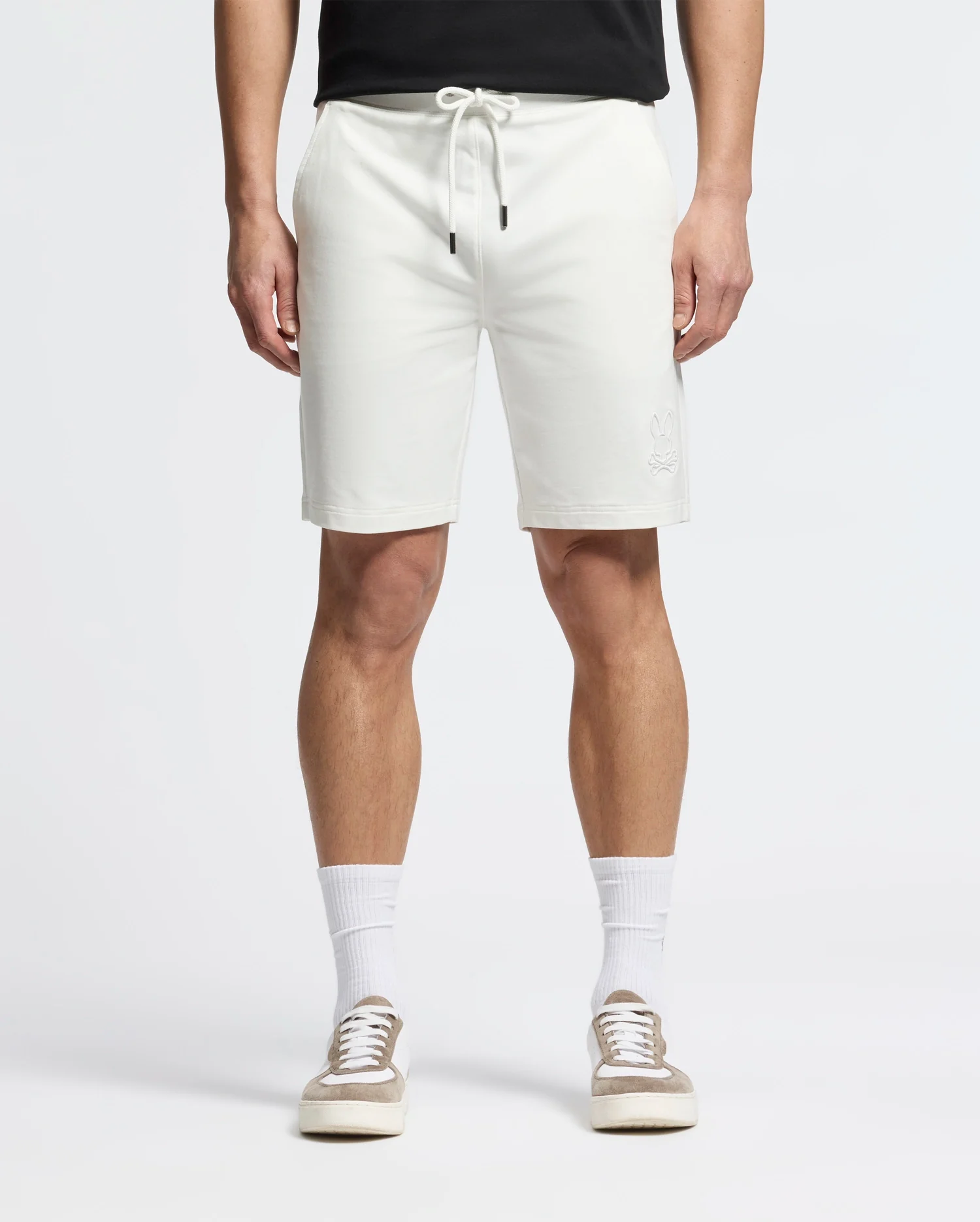 MENS LEVANZO EMBROIDERED MICRO FRENCH TERRY SWEATSHORT - B6R578F200 - Image 2