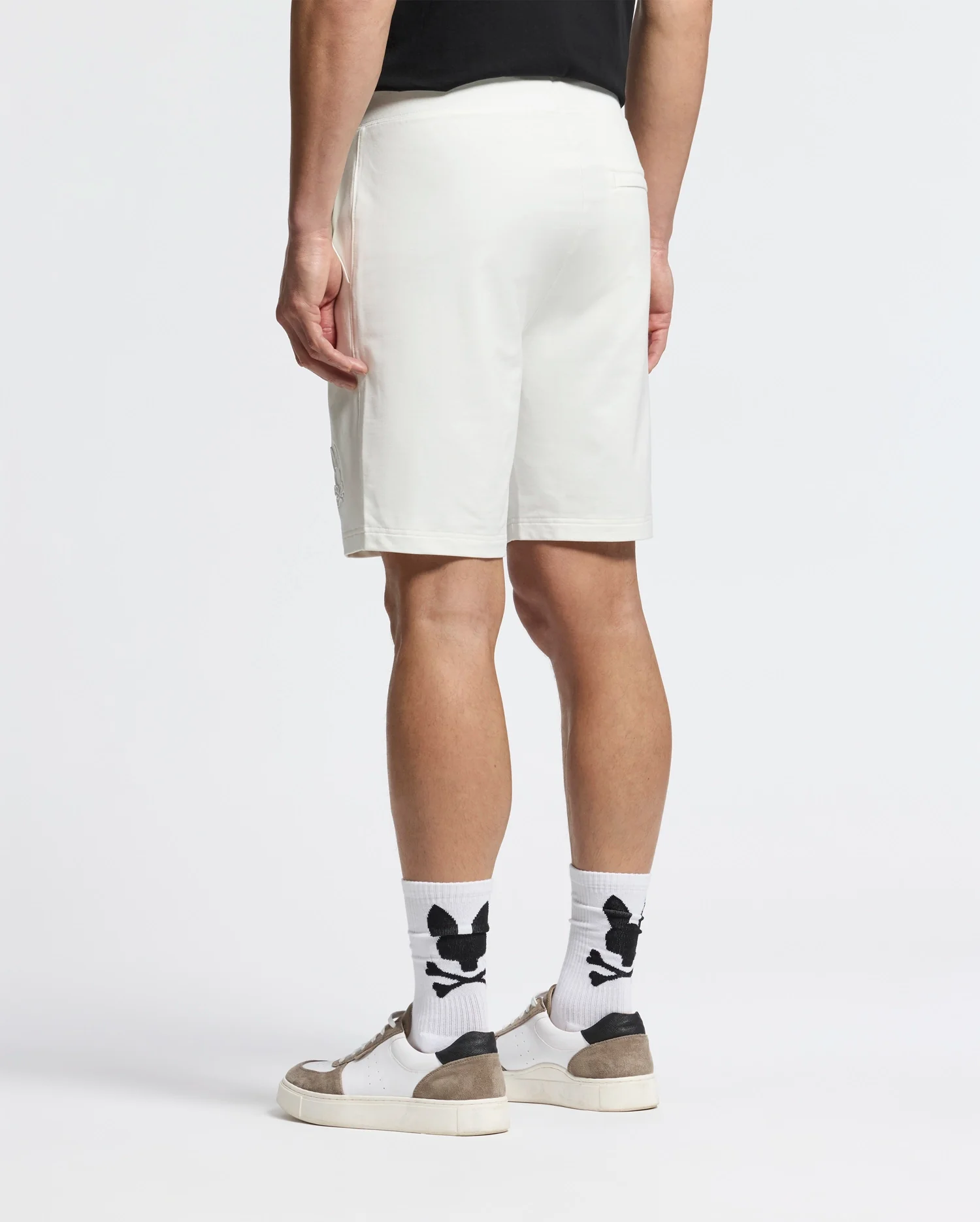 MENS LEVANZO EMBROIDERED MICRO FRENCH TERRY SWEATSHORT - B6R578F200 - Image 6