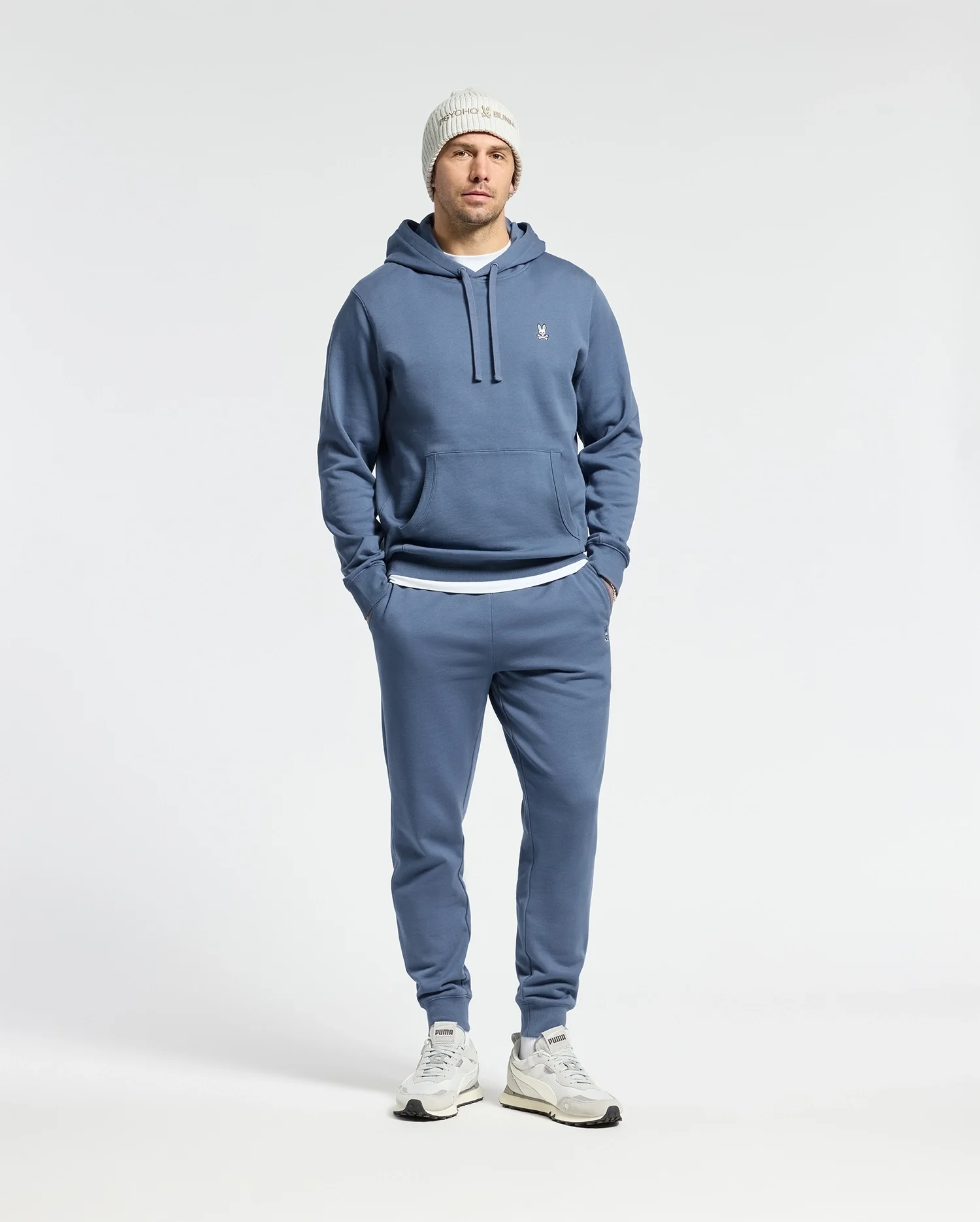 MENS LEVY ESSENTIAL FLEECE HOODIE - B6H859D200 - Image 8