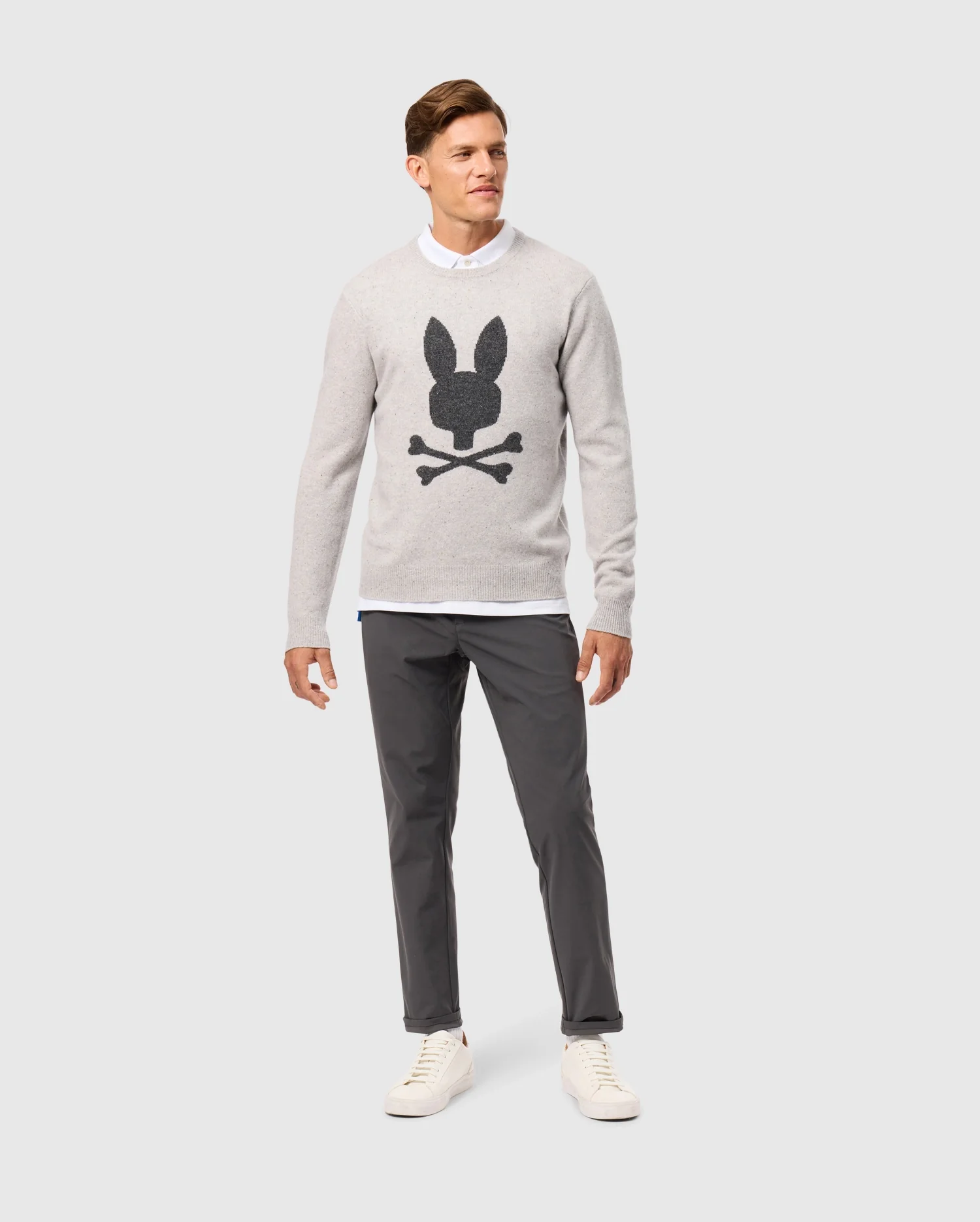 MENS LINCOLN MERINO WOOL SWEATER - B6E831D200 - Image 8