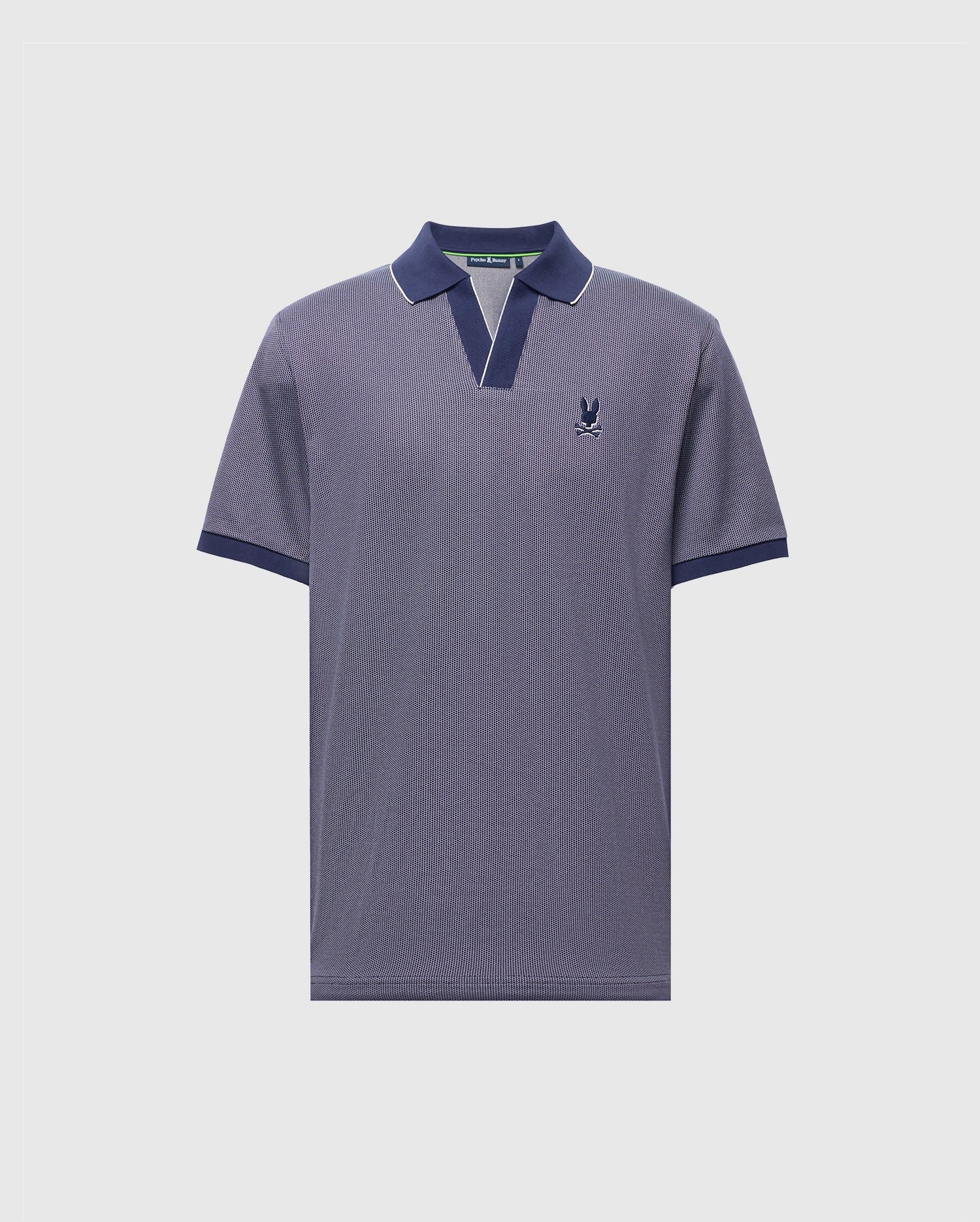 MENS MACKAY JACQUARD JOHNNY COLLAR POLO - B6K408F200 - Image 7
