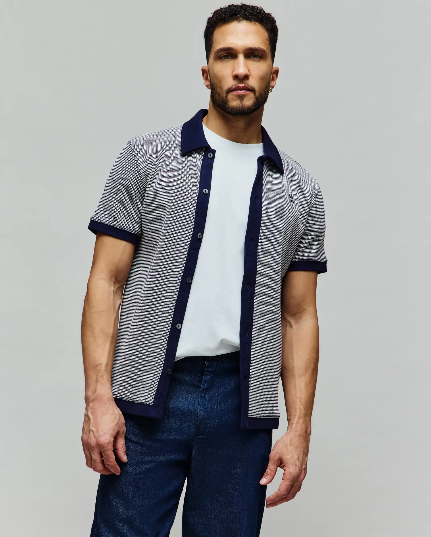 MENS MAXTON WAFFLE SHIRT - MT0300165
