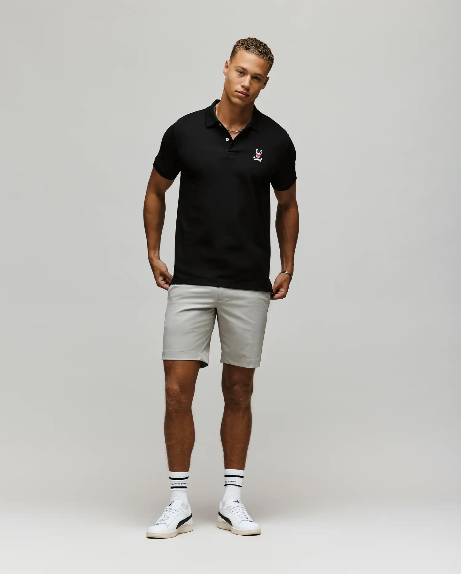MENS MISCHIEF BUNNY PIQUE POLO - MT0100025 - Image 3