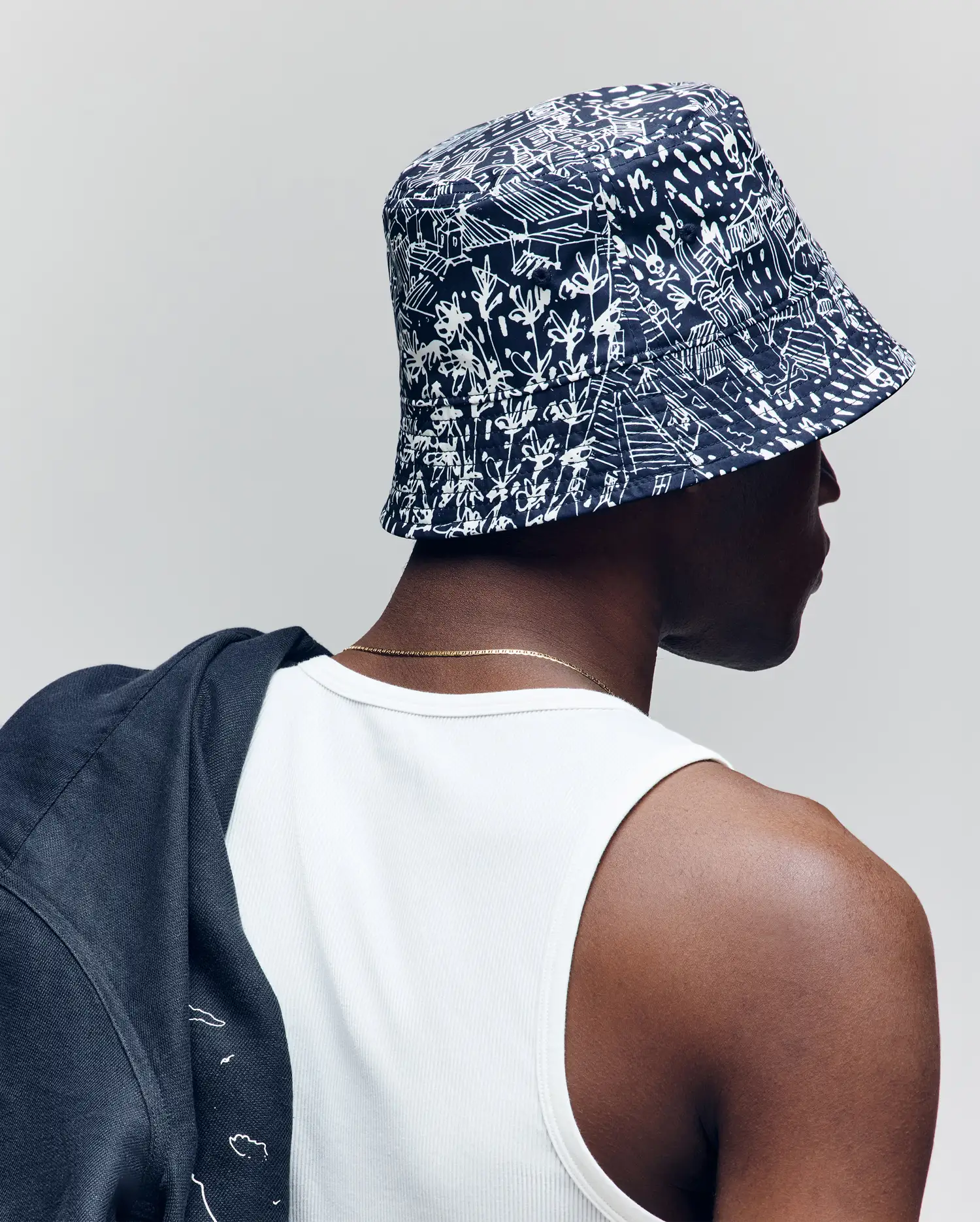 MENS NAXOS REVERSIBLE BUCKET HAT - MO1500006 - Image 3