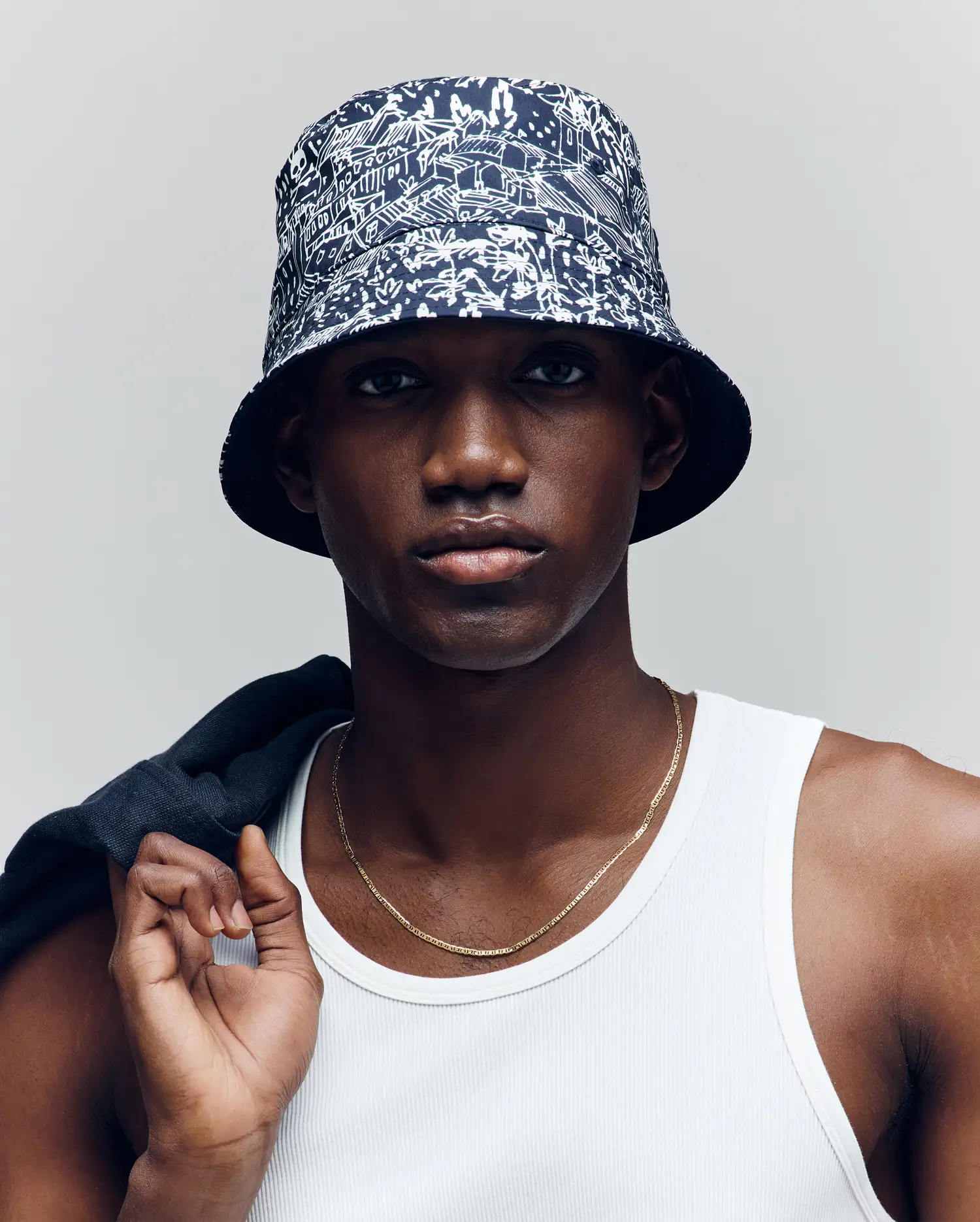 MENS NAXOS REVERSIBLE BUCKET HAT - MO1500006 - Image 4