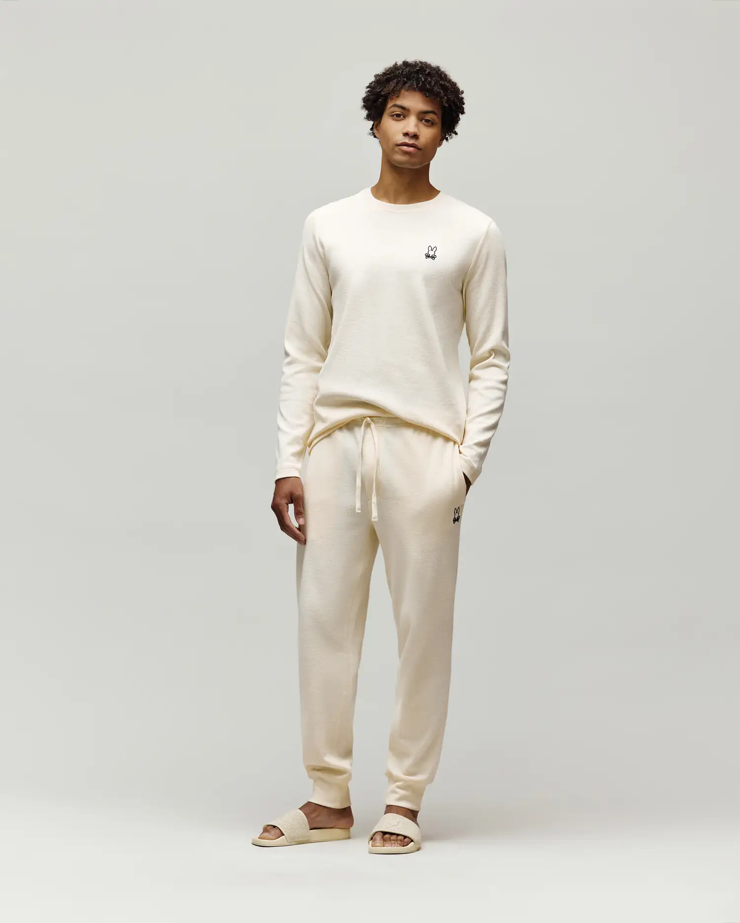 MENS NOE WAFFLE LOUNGE PANT - MO1400027 - Image 4