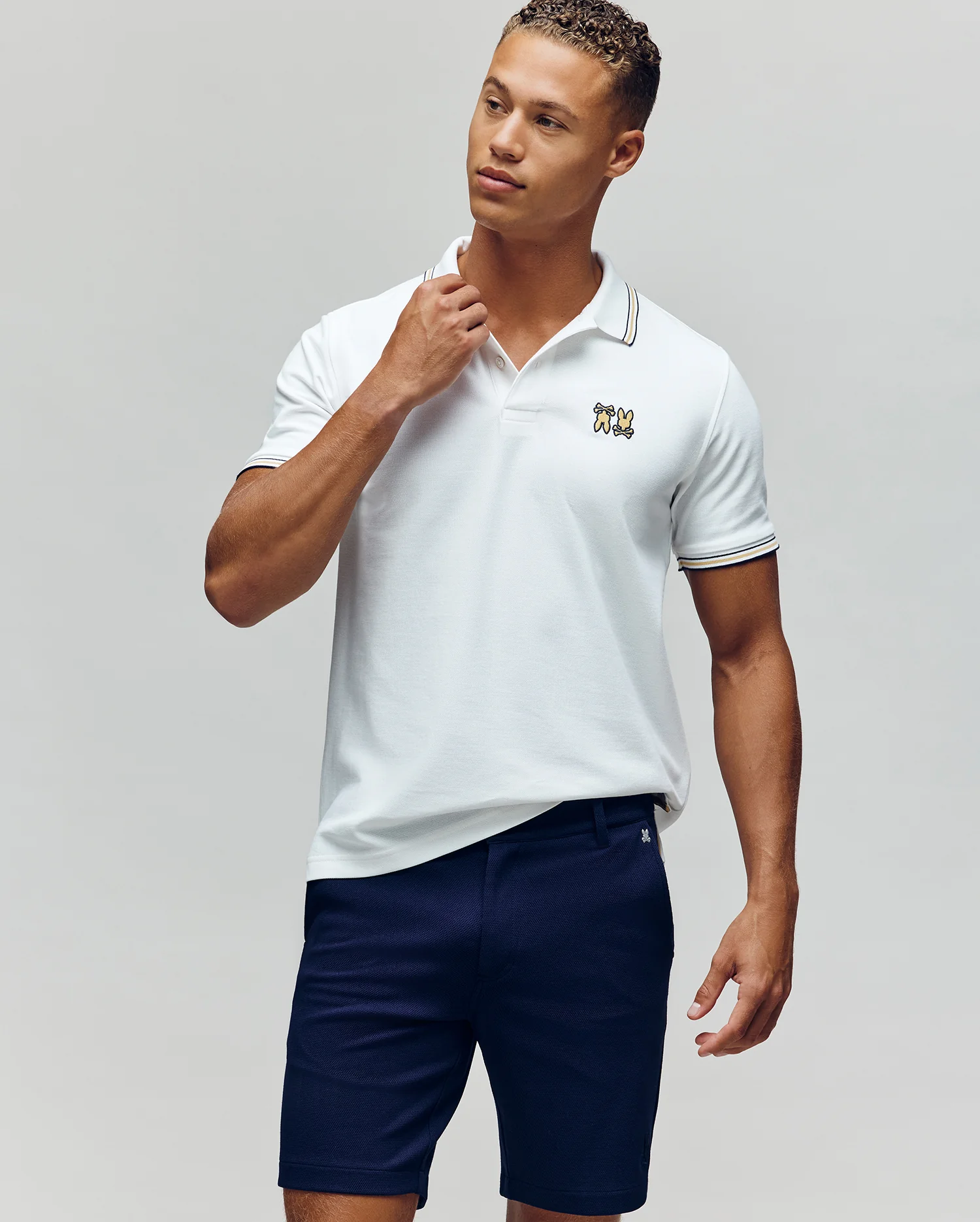 MENS ARCHIVE NEON BUNNY POLO - MT0100018 - Image 3