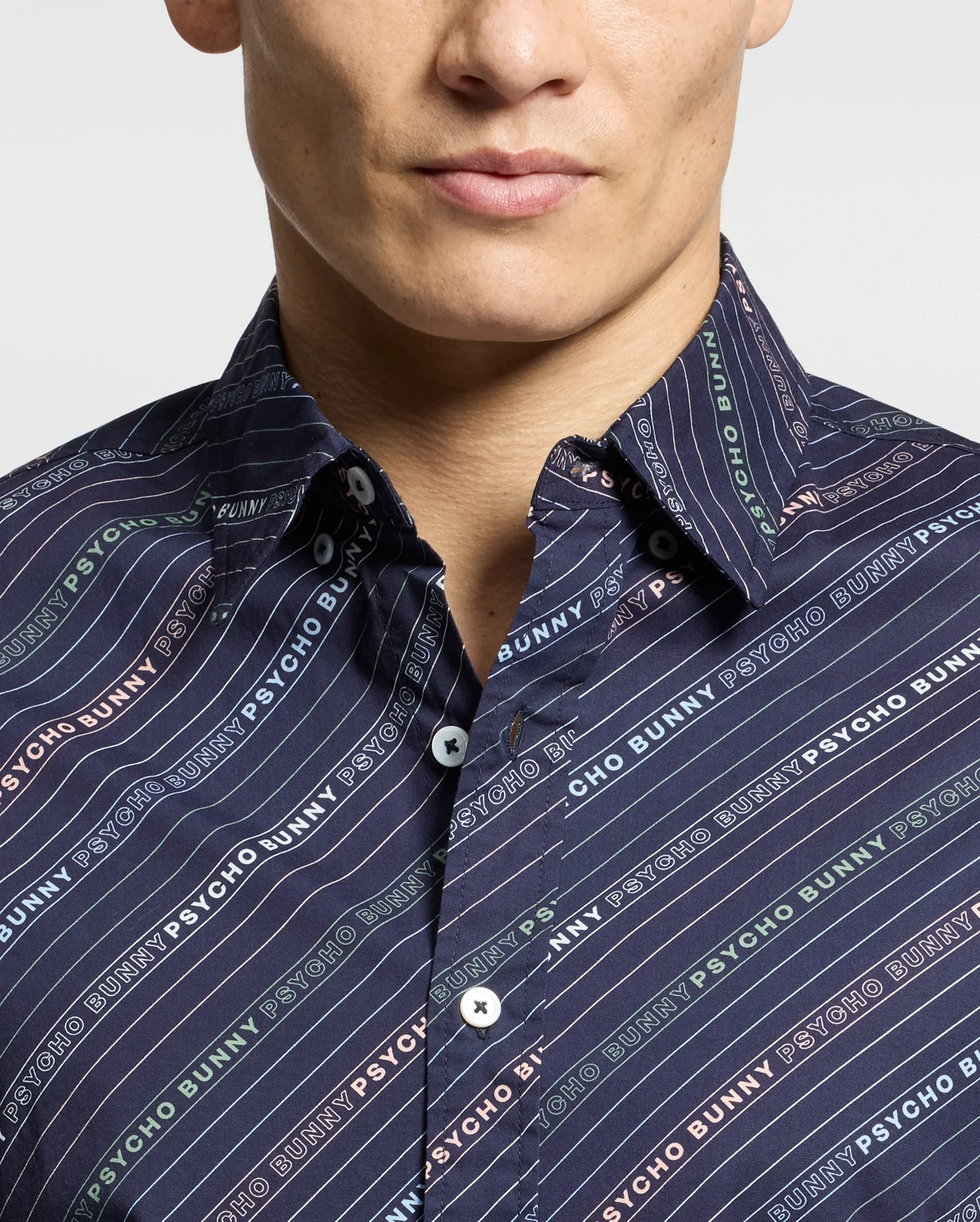 MENS RENMARK STRETCH POPLIN WOVEN SHIRT - B6Q629F200 - Image 3