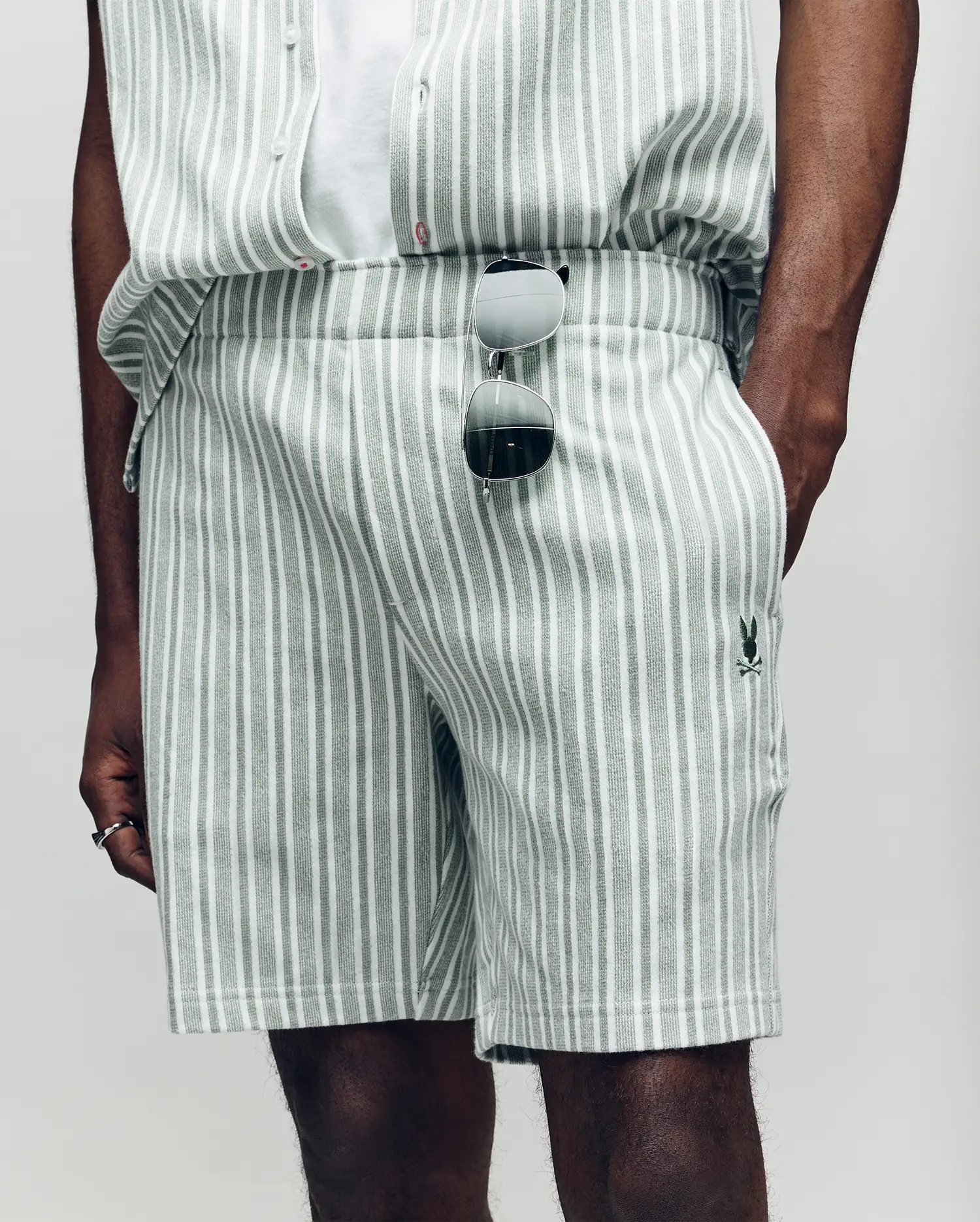 MENS ROBERT KNIT STRIPE SHORT - MB0900007 - Image 2