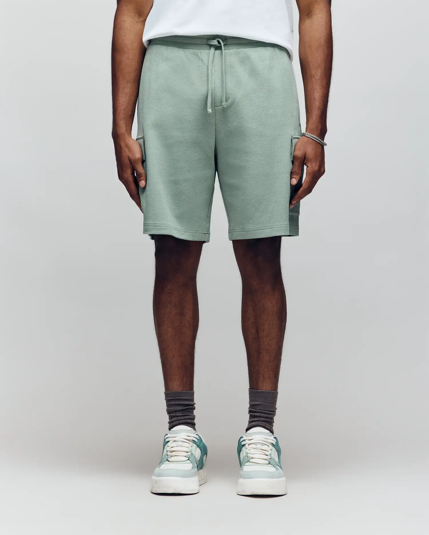 MENS RON WAFFLE CARGO SHORT - MB0900012 - Image 2