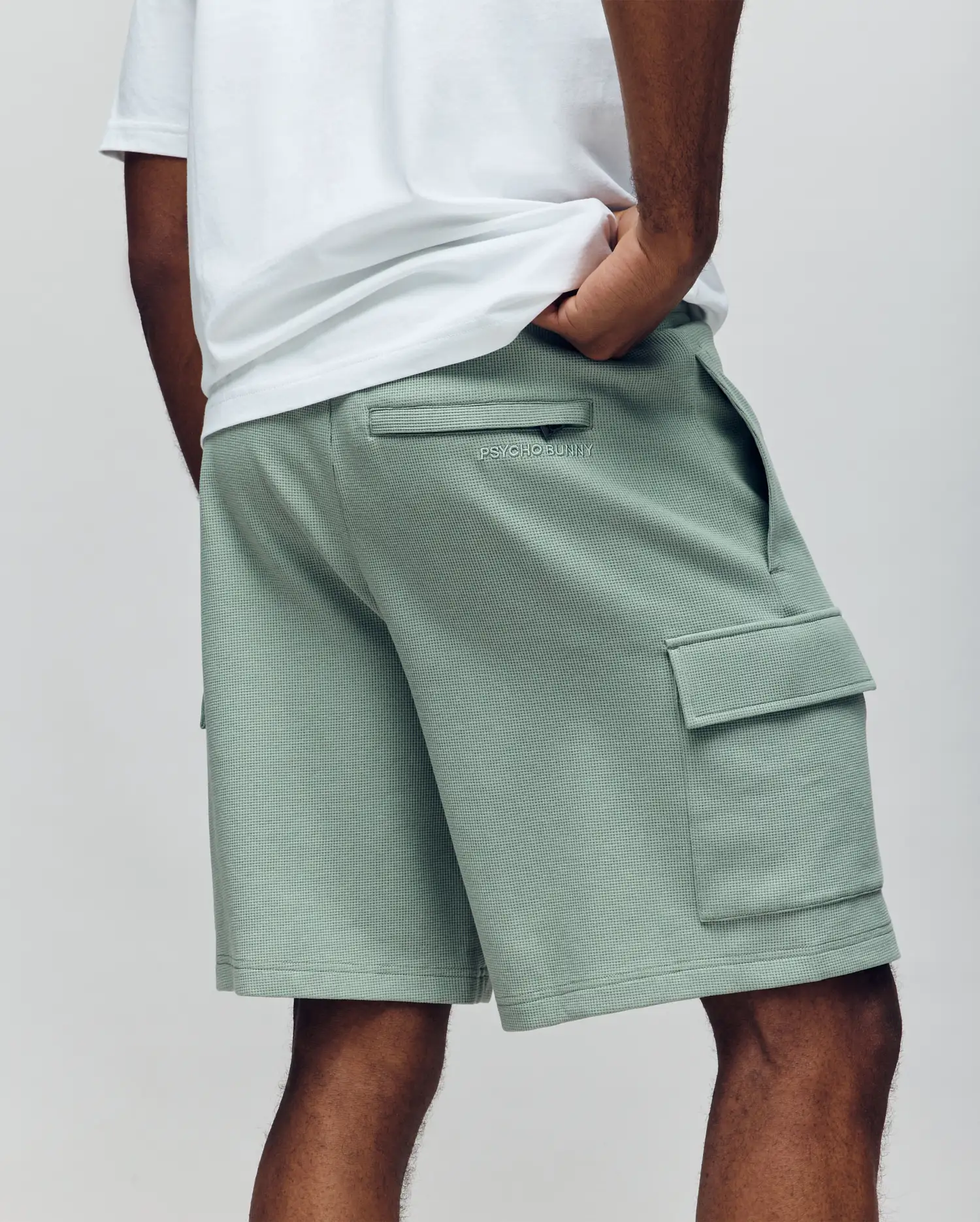 MENS RON WAFFLE CARGO SHORT - MB0900012 - Image 3