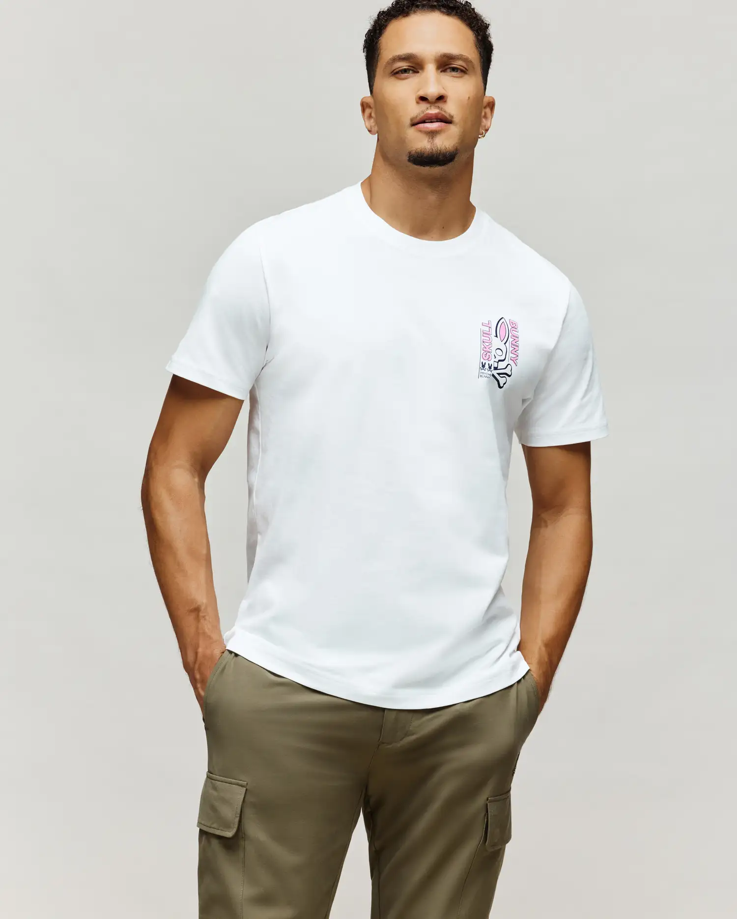 MENS SKULL BUNNY GRAPHIC TEE - MT0200330 - Image 4