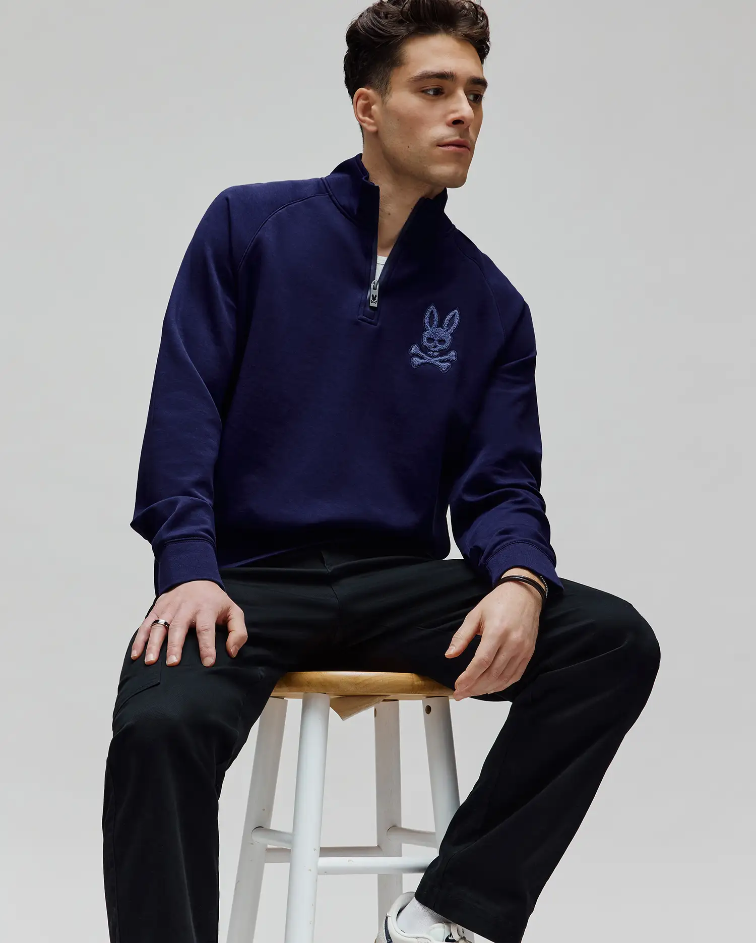 MENS TATE 1/4 ZIP CHENILLE PULLOVER - MT0500148 - Image 4