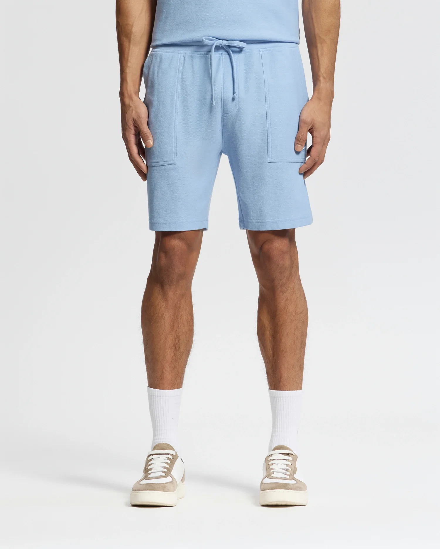 MENS TAYLOR LIGHT PIQUE SWEATSHORT - B6R344F200