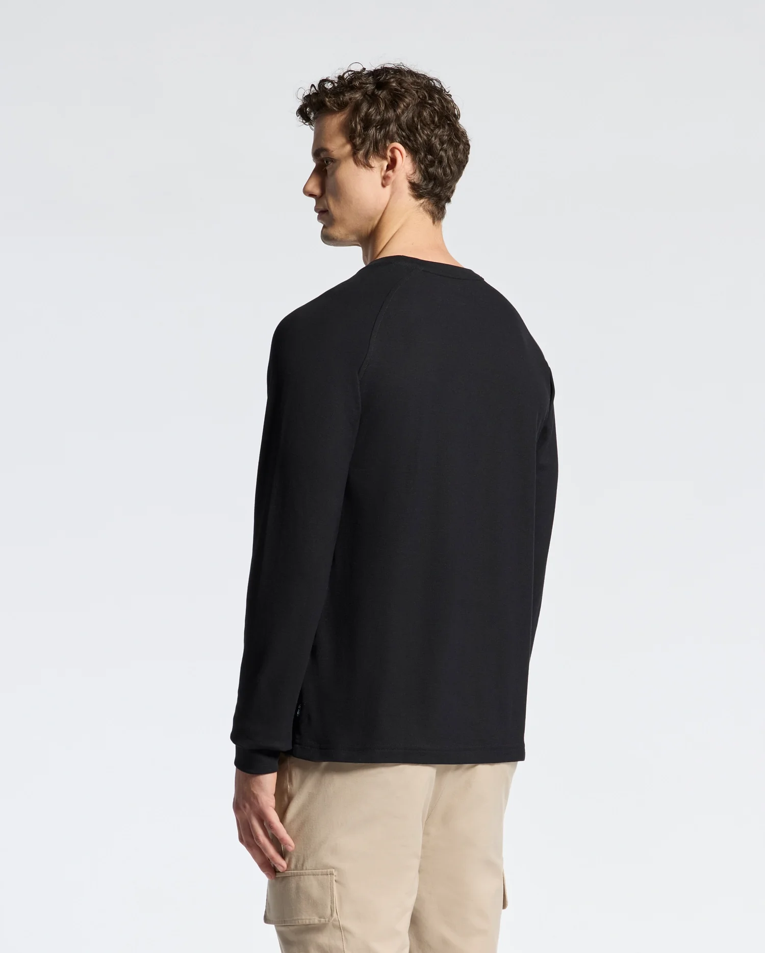 MENS TAYLOR PIQUE LONG SLEEVE TEE - B6T580F200 - Image 5