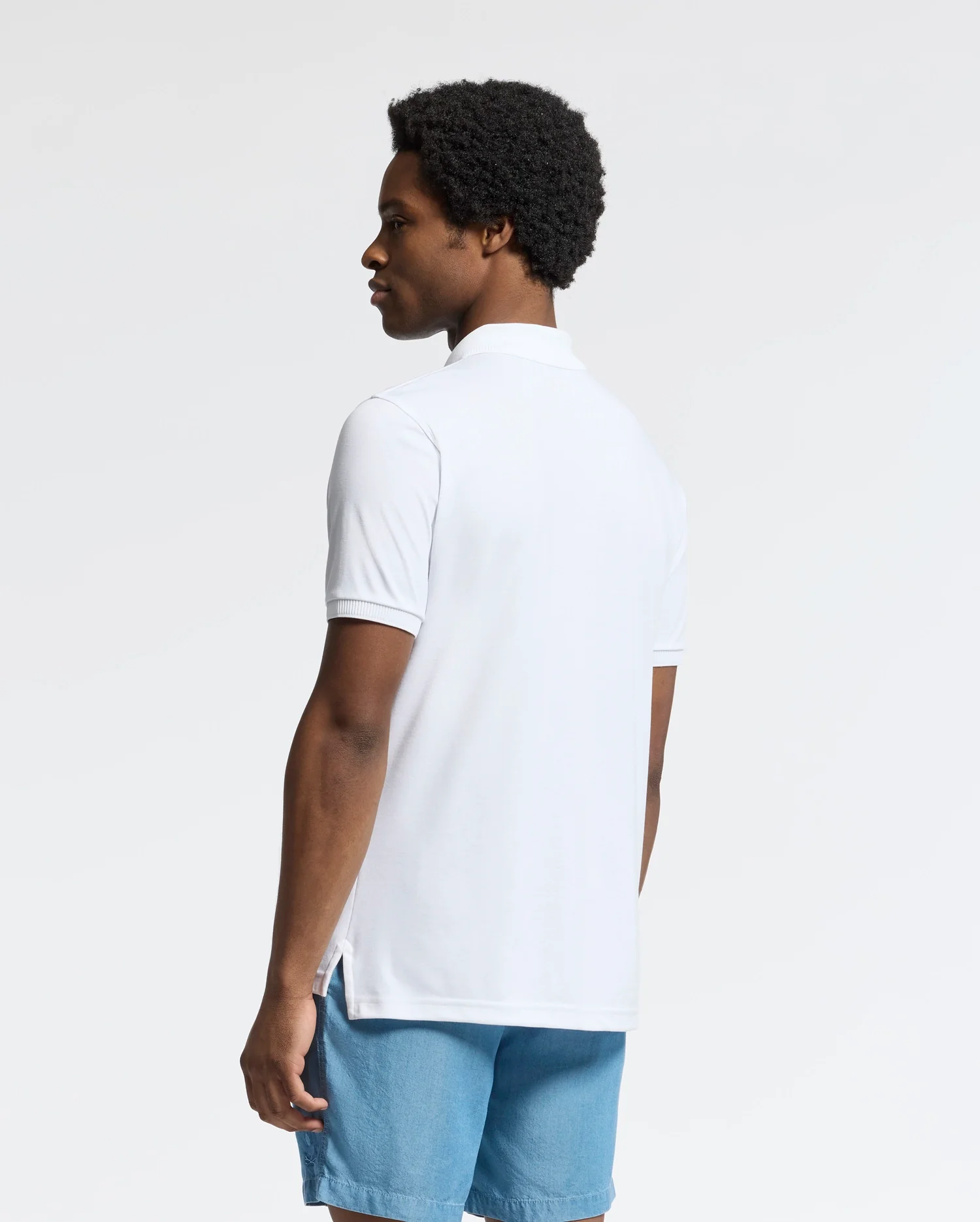 MENS TREVOR PERFORMANCE PIQUE ZIP UP POLO - B6K557F200 - Image 4