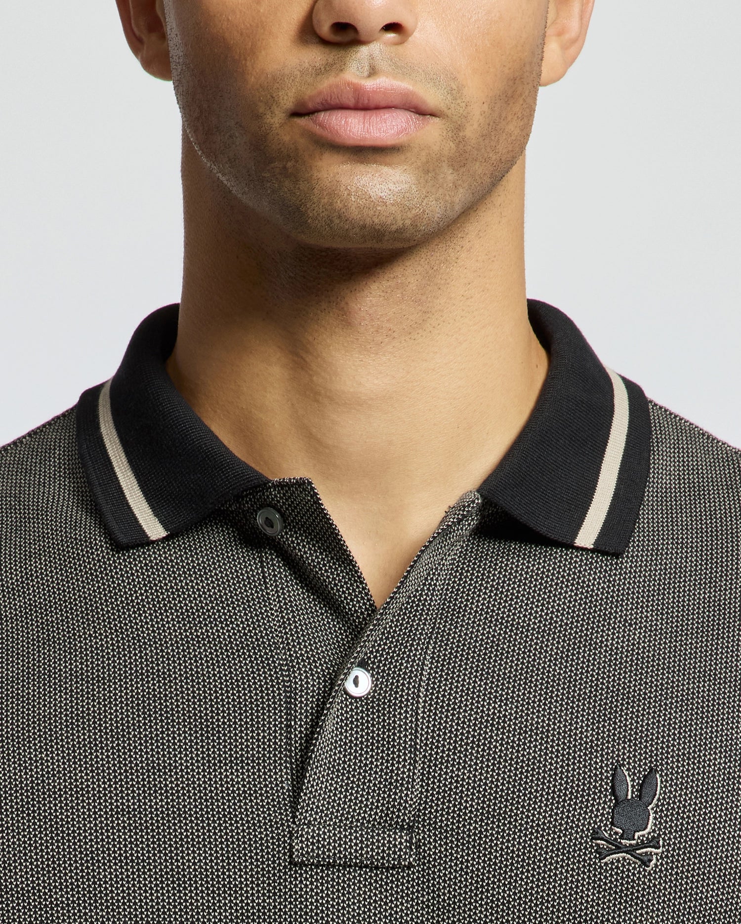 MENS WARSAW JACQUARD PIQUE POLO - B6K901E200 - Image 4