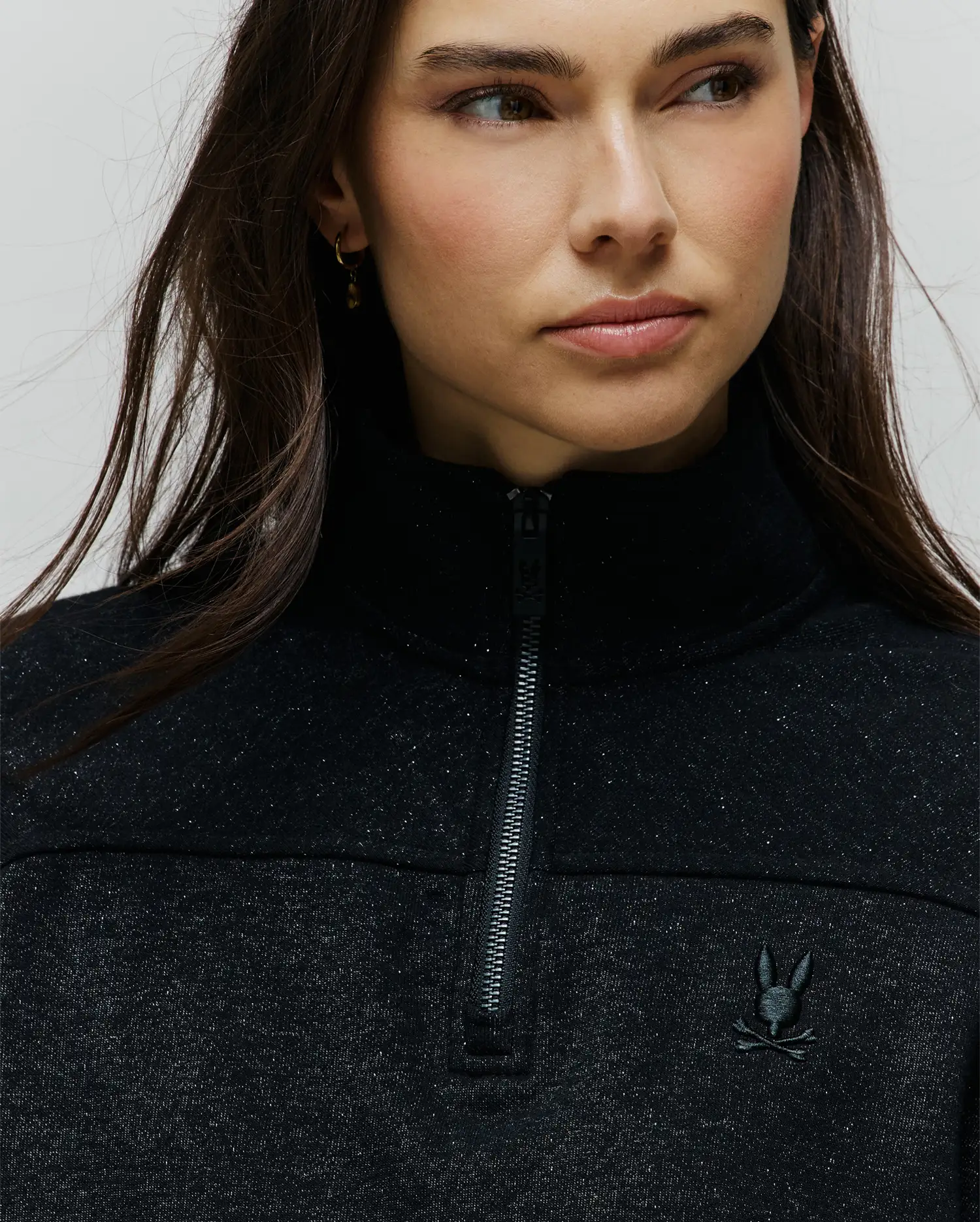 WOMENS JULES LUREX 1/4 ZIP PULLOVER - WT0500003 - Image 2